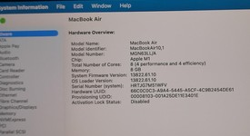 Good
													MacBook Air 2020 - 13" - Apple M1, Gray, 256 GB, 8 GB, photo 4 of 9