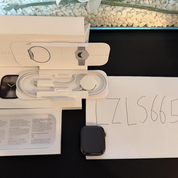 Apple Watch Series 10 46mm - Unlocked, Natural, A3003 - Cellular, Titanium