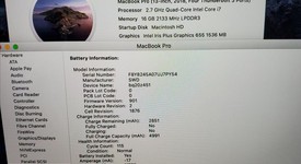 Mint
													MacBook Pro 2018 (With Touch Bar) - 13" - I7, Gray, 1 TB, 16 GB, photo 3 of 12