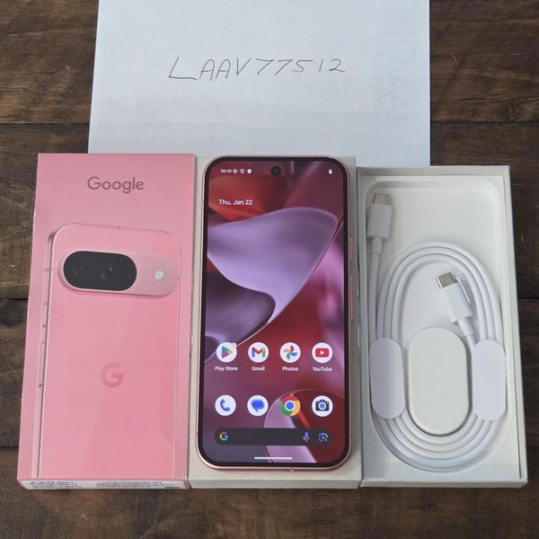 Google Pixel 9 - Verizon, Peony, 128 GB, 12 GB, G2YBB