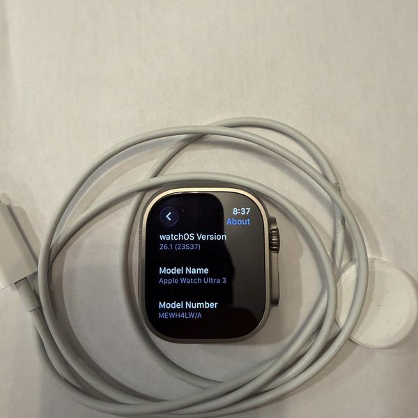 Apple Watch Ultra 3 49mm - Unlocked, Natural, A3281