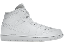 Jordan 1 Mid Triple White (2022) for sale