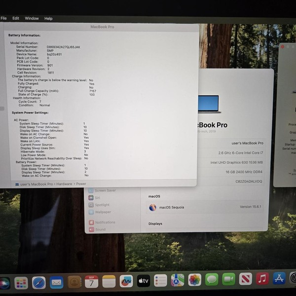 MacBook Pro 2019 - 15 inch - I7, Gray, 512 GB, 16 GB