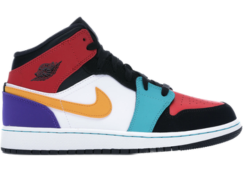 Jordan 1 Mid Bred Multi-Color (GS) for sale