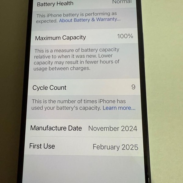 Apple iPhone 16 - Unlocked, 128 GB, Black, A3081