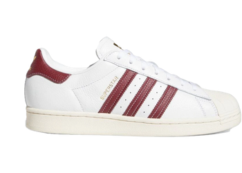 adidas Superstar Footwear White College Burgundy for sale