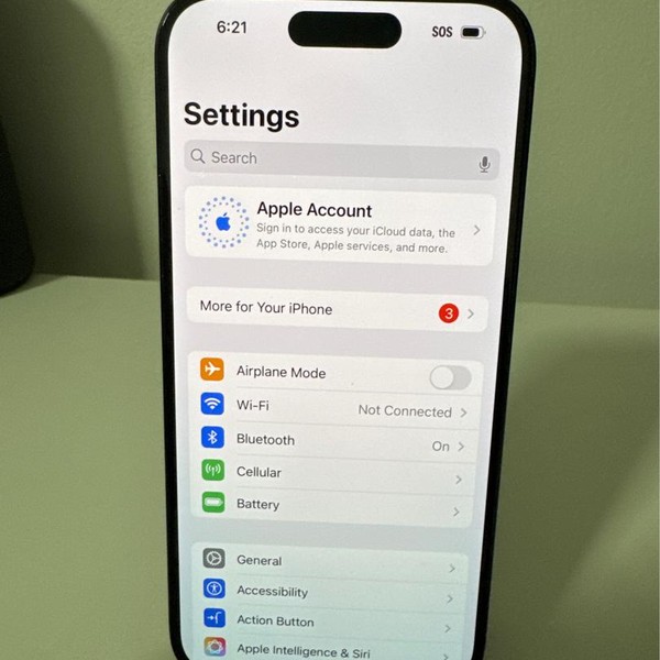 Apple iPhone 15 Pro - Unlocked, Black, 256 GB, A2848