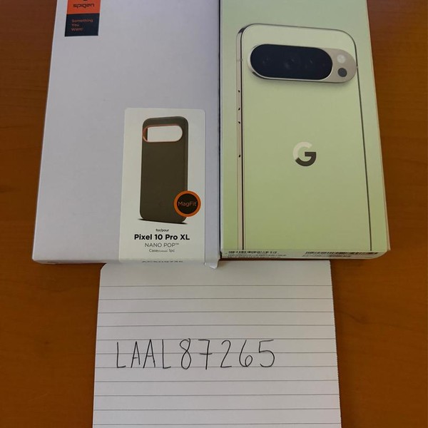 Google Pixel 10 Pro XL - Unlocked, 256 GB, Jade, GUL82