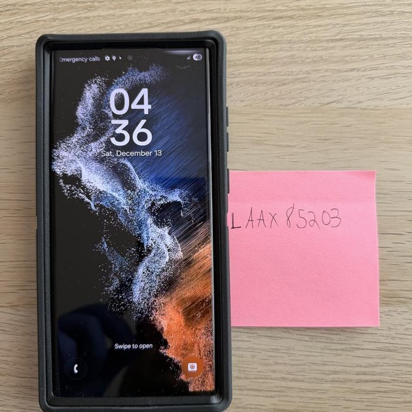 Samsung Galaxy S22 Ultra - Unlocked, Sky Blue, 256 GB, 12 GB, SM-S908U1