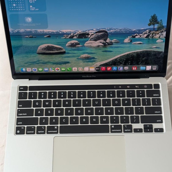 MacBook Pro 2020 - 13 inch - 512 GB, Silver, 8 GB, Apple M1