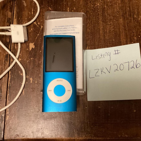 Apple iPod Nano 4th Gen - Blue, 8 GB