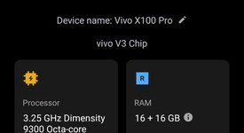 Good
													vivo X100 Pro - Unlocked Non-US, Black, 512 GB, 16 GB, photo 2 of 35