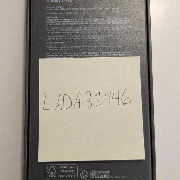 Samsung Galaxy Z Flip7 - Verizon, 256 GB, Blue Shadow, 12 GB, SM-F766U