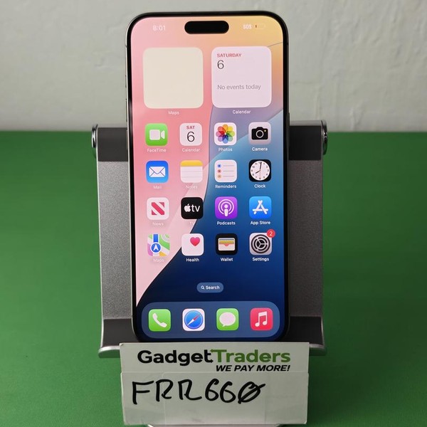 Apple iPhone 15 Pro Max - Unlocked, 256 GB, Natural, A2849