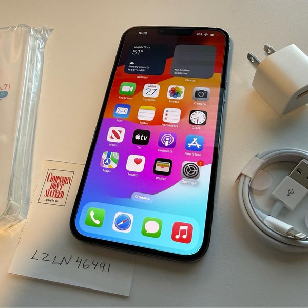 Apple iPhone 13 Pro Max - Unlocked, 128 GB, Sierra Blue, A2484