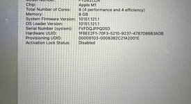 Good
													MacBook Pro 2020 - 13" - Apple M1, Gray, 256 GB, 8 GB, photo 4 of 21