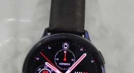 Fair
													Samsung Galaxy Watch Active2 44mm - Unlocked, Black, Stainless Steel, photo 2 of 5