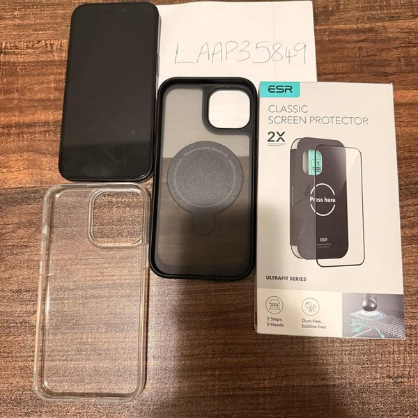 Apple iPhone 15 - Unlocked, 128 GB, Black, A2846