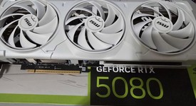 Used
													MSI GeForce RTX 5080 - G5080-16V3CW, VENTUS 3X OC WHITE, photo 2 of 9