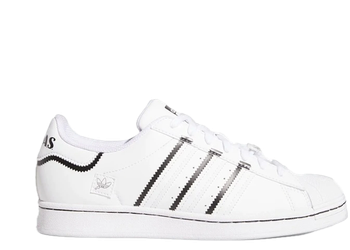 adidas Superstar Thin Stripes White Black for sale
