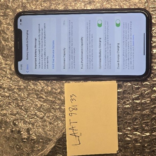 Apple iPhone 11 - Unlocked, Black, 64 GB, A2111