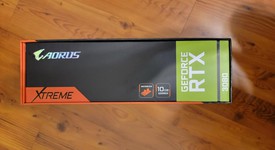 Used
													Gigabyte GeForce RTX 3080 - GV-N3080AORUSX W-10GD, Aorus Xtreme Waterforce, photo 3 of 8