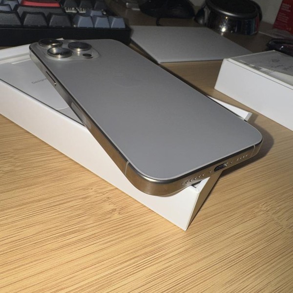 Apple iPhone 15 Pro Max - Unlocked, 256 GB, Natural, A2849