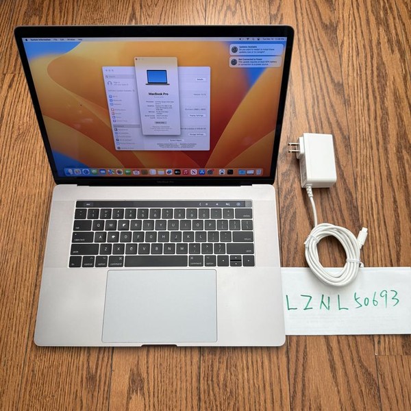 MacBook Pro 2018 (With Touch Bar) - 15 inch - I7, Gray, 512 GB, 16 GB