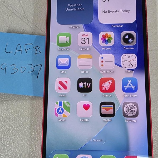 Apple iPhone 14 Plus - Unlocked, 256 GB, Red, A2632