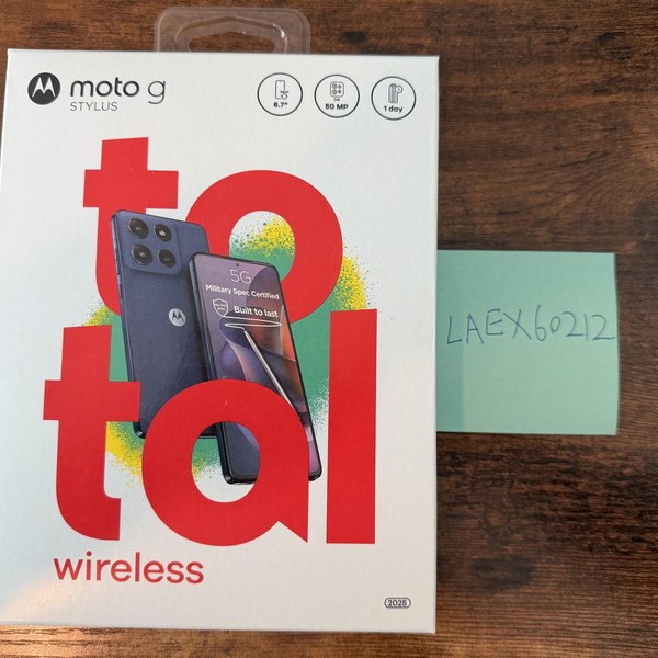 Moto G Stylus 5G (2025) - Total by Verizon, 128 GB, Gibraltar Sea, 8 GB