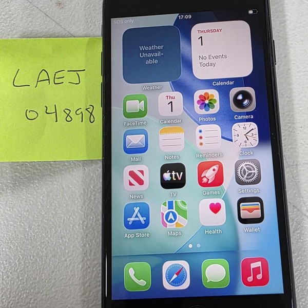 Apple iPhone SE 3rd Gen 2022 - Unlocked, 128 GB, Midnight, A2595