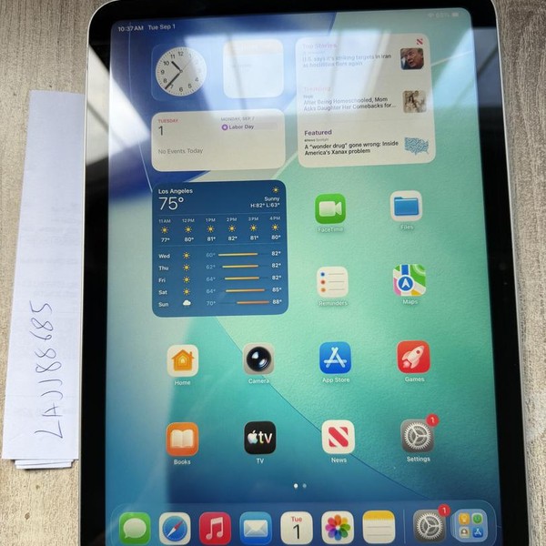 Apple iPad (10th Gen) - Wi-Fi, 64 GB, Silver, A2696
