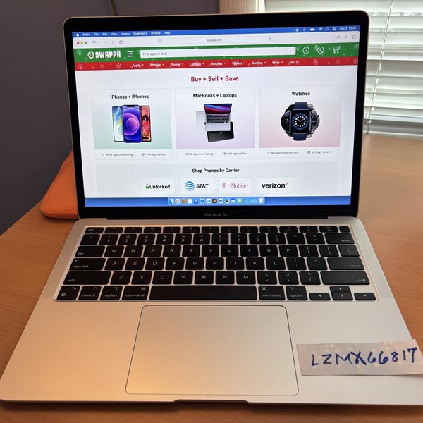 MacBook Air 2020 - 13 inch - 1 TB, Silver, 16 GB, Apple M1