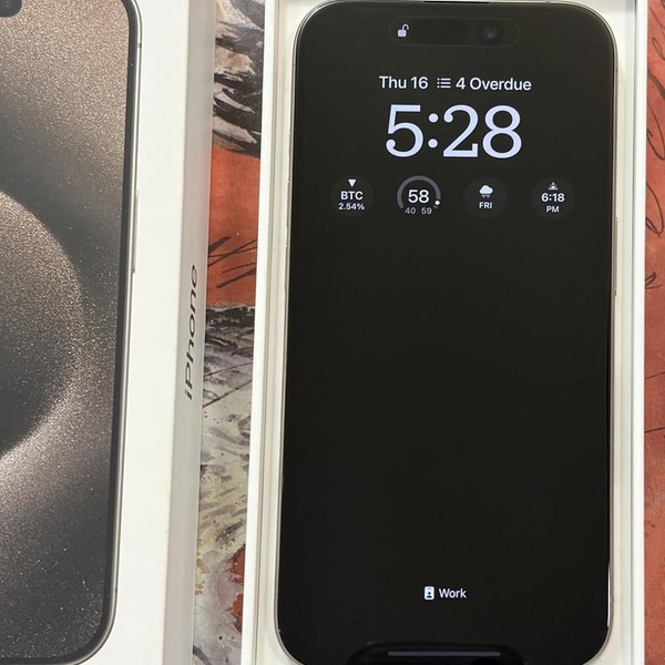 Apple iPhone 15 Pro - Unlocked, 128 GB, Natural, A2848