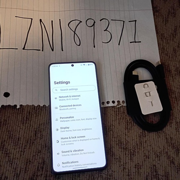 Moto G Stylus 5G (2025) - TracFone, Gibraltar Sea, 128 GB, 8 GB