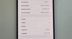 Good
													Apple iPhone 15 Plus - Unlocked, Black, 128 GB, A2847, photo 2 of 9