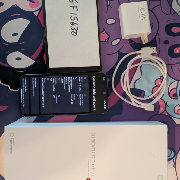 Xiaomi 17 Pro Max - Unlocked Non-US, 512 GB, Black, 16 GB