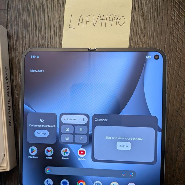 Google Pixel 10 Pro Fold - Unlocked, 256 GB, Moonstone, GU0NP