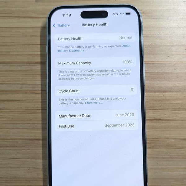 Apple iPhone 15 - Unlocked, 128 GB, Blue, A2846