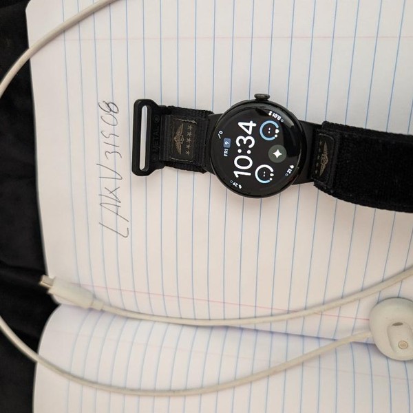 Google Pixel Watch 4 - T-Mobile, Black, 45mm, LTE
