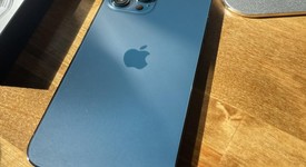 Good
													Apple iPhone 12 Pro Max - Unlocked, Pacific Blue, 256 GB, A2342, photo 1 of 10