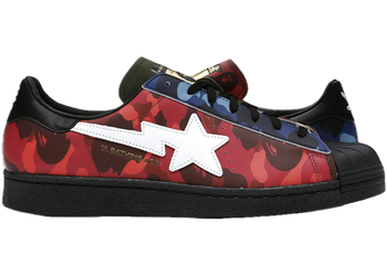 adidas Superstar 80s Bape Multi Camo for sale