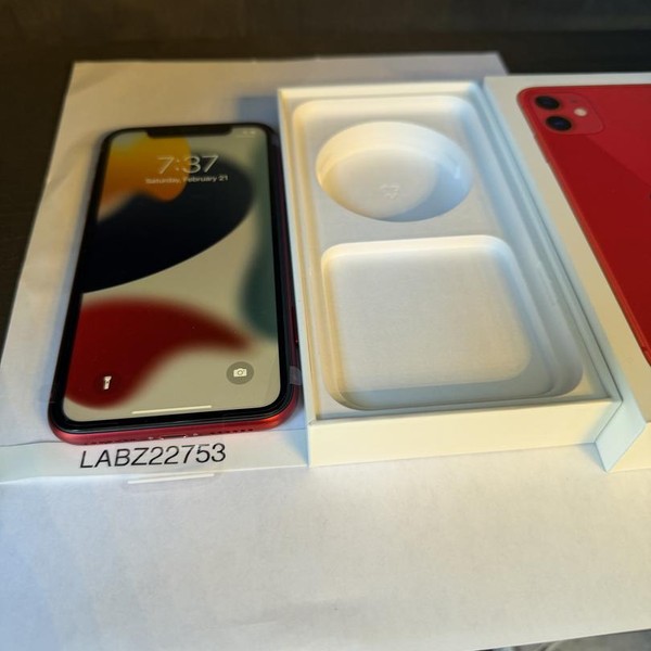 Apple iPhone 11 - Unlocked, 64 GB, Red, A2111
