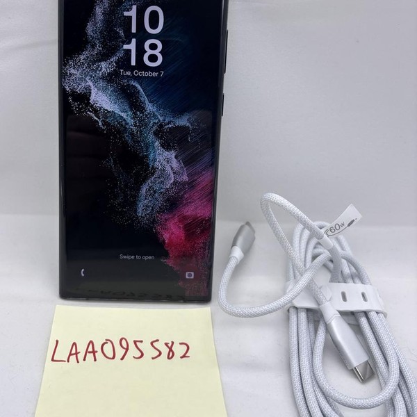 Samsung Galaxy S22 Ultra - Unlocked, 128 GB, Black, 8 GB, SM-S908U1