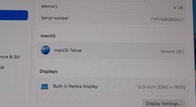 Good
													MacBook Air 2020 - 13" - Apple M1, Silver, 256 GB, 8 GB, photo 3 of 9