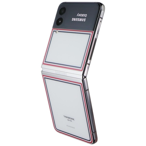 Samsung Galaxy Z Flip3 5G - Unlocked, 256 GB, White, 8 GB, SM-F711U1, Thom Browne Edition