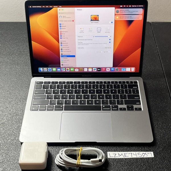 MacBook Air 2020 - 13 inch - 128 GB, Gray, 8 GB, Apple M1