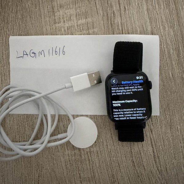 Apple Watch Series 9 45mm - Midnight, A2980 - GPS, Aluminum