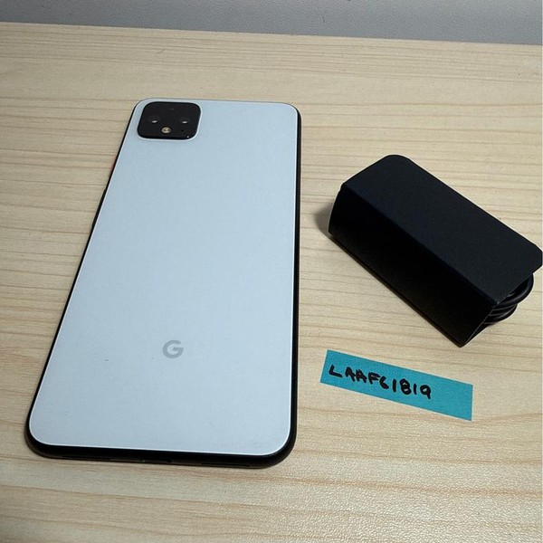 Google Pixel 4 XL - Unlocked, White, 64 GB, 6 GB, G020J, Google Edition