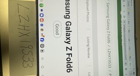 Good
													Samsung Galaxy Z Fold6 - Unlocked, Silver, 256 GB, 12 GB, SM-F956U1, photo 1 of 11